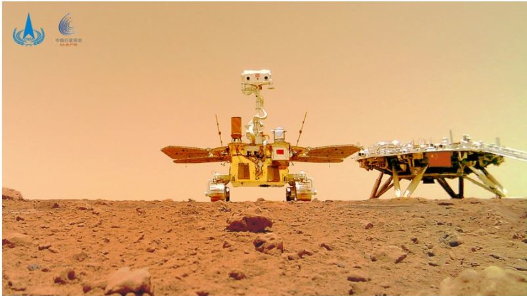 Zhurong Mars rover (Image credit CNSA)